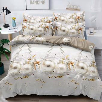 Детски коледен комплект чаршафи - Силвър, от 4 части